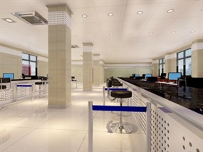 营业厅柜台模型